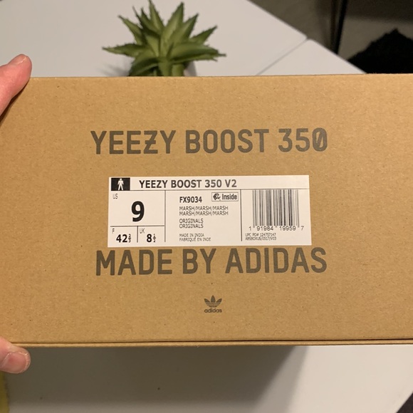 🤙🏻 Used like new Size 9 men’s Yeezy Boost 350 - Picture 15 of 16